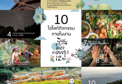 เทศกาล “สีสันแห่งดอยตุง ครั้งที่ 12” The Monsters’ Journey “Blooming Inspiration”