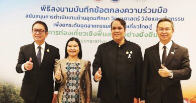 สอวช. จับมือ อพท. หนุนยกระดับท่องเที่ยวไทยสู่ “การท่องเที่ยวเชิงฟื้นสร้าง”