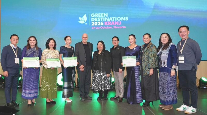 เกาะเต่า คว้า 2 รางวัลท่องเที่ยวเวทีโลก Green Destinations Award ระดับ Bronze และGreen Destinations Top 100 Stories 2026 ที่ประเทศสโลวีเนีย